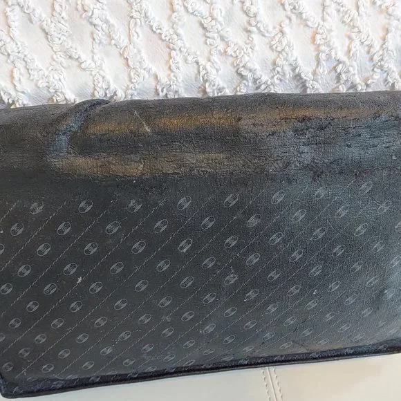 GUCCI VINTAGE Accessory Collection Convertible Envelope Clutch Purse Navy - Picture 12 of 16